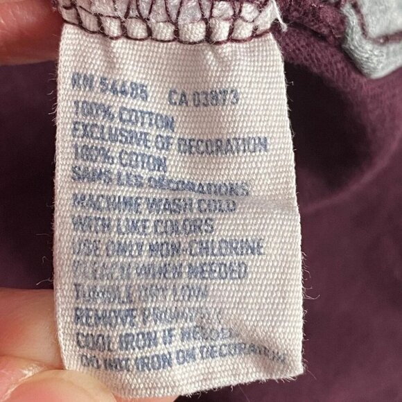 American Eagle Mens Vintage Classic Polo Shirt Burgundy Size M/L - Picture 3 of 12